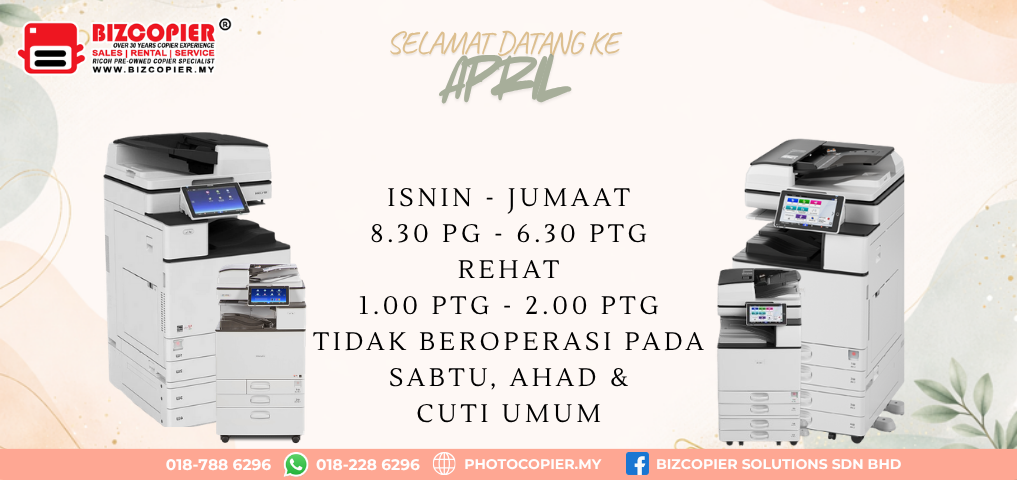 PHOTOCOPIER OPERATION HOURS